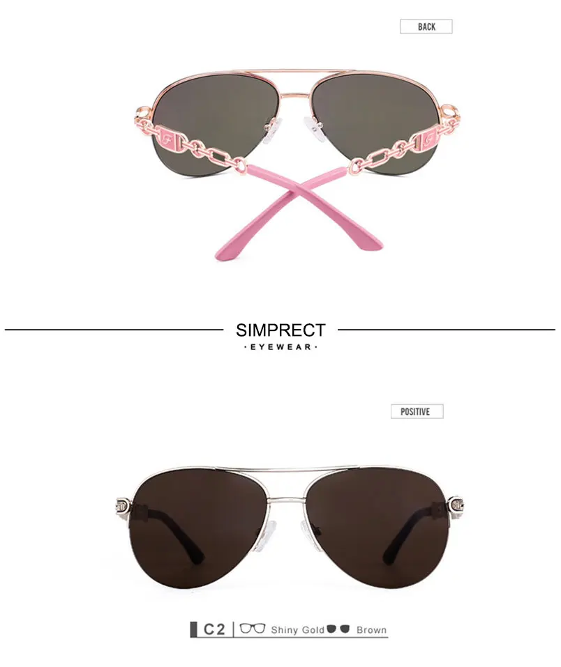 Q·VISELD Retro Pilot Polarized Sunglasses Women UV400 Mirror Driving Sun Glasses High Quality Vintage Brand Metal Sunglass