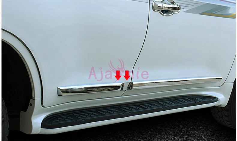 Хромированный корпус автомобиля боковая дверь фотоотделка комплект 2008 2018 для