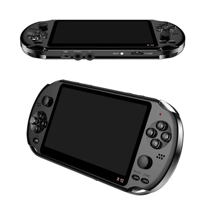 

5.1 Inch Portable Handheld Game Console Dual Joystick Video Support Tv Output With Built-in 1500+ Games Support Tf Card