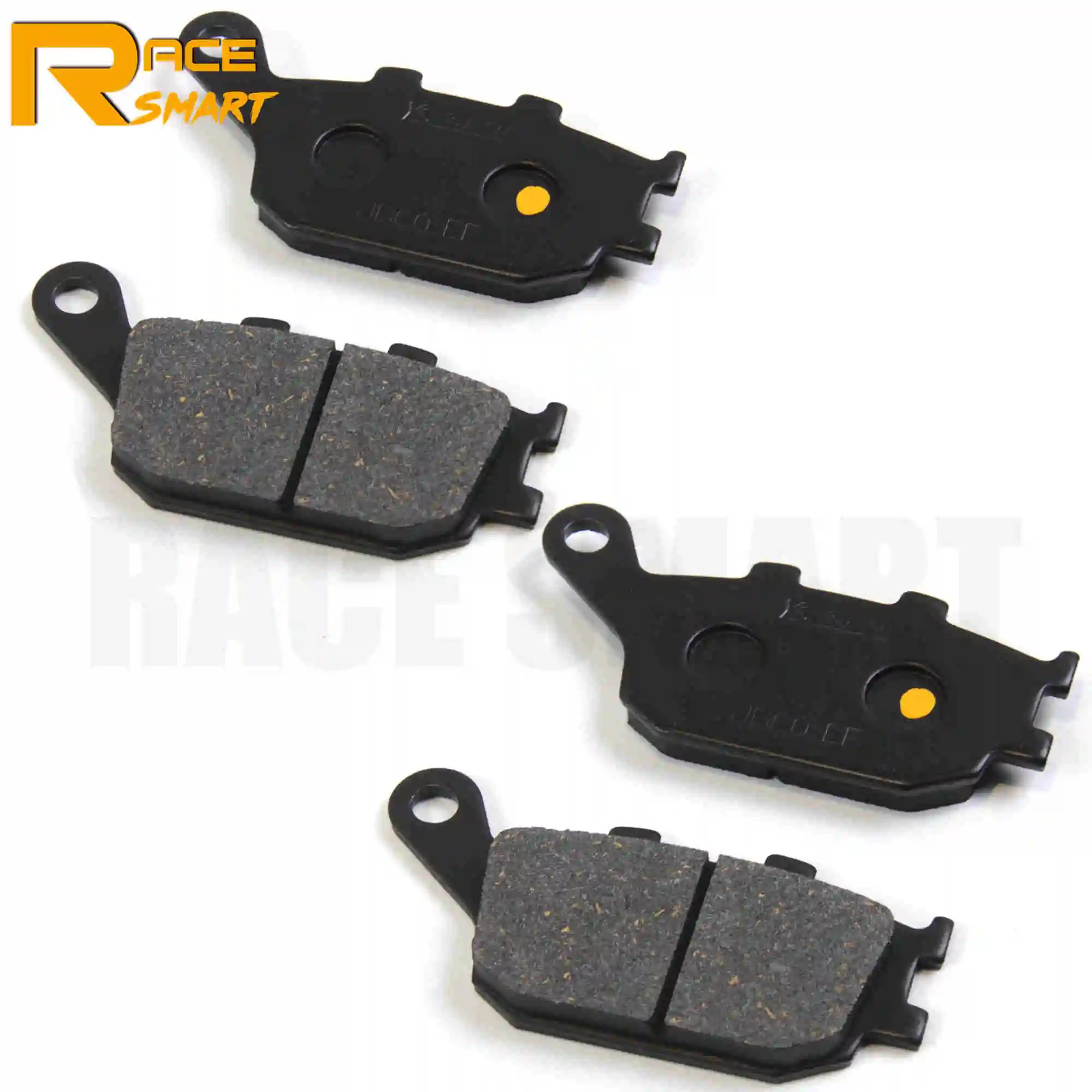 Мотоциклетные задние тормозные колодки для KAWASAKI EN 650 AFF- EN 650 BFF - Цвет: 2 Pair