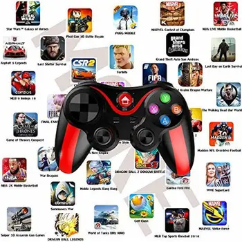 

Wholesale Wireless Bluetooth Gamepad Joystick Game Controller For Android IOS Smart Phone Plug Game Supports Most Games Hot