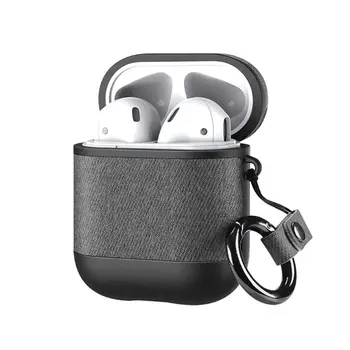 

High quality Anti-fall TPU Case Full earphone box Shell with Keychain for Airpods Protective Cover