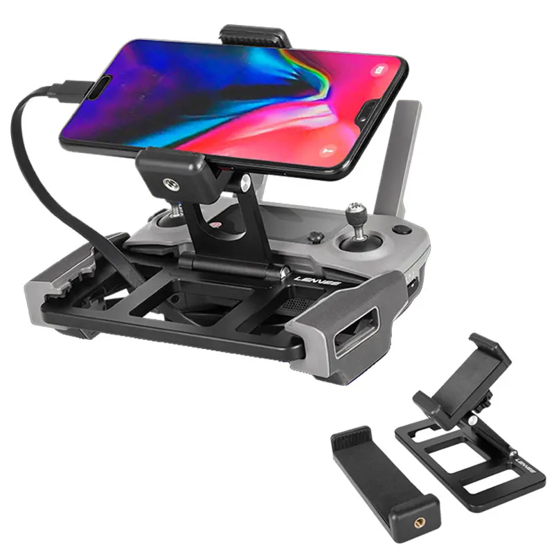 Алюминиевый сплав Дрон держатель дистанционного управления для DJI Mavic Pro/Air/Mavic 2 Pro/Zoom/Spark мобильный телефон планшет подставка кронштейн база