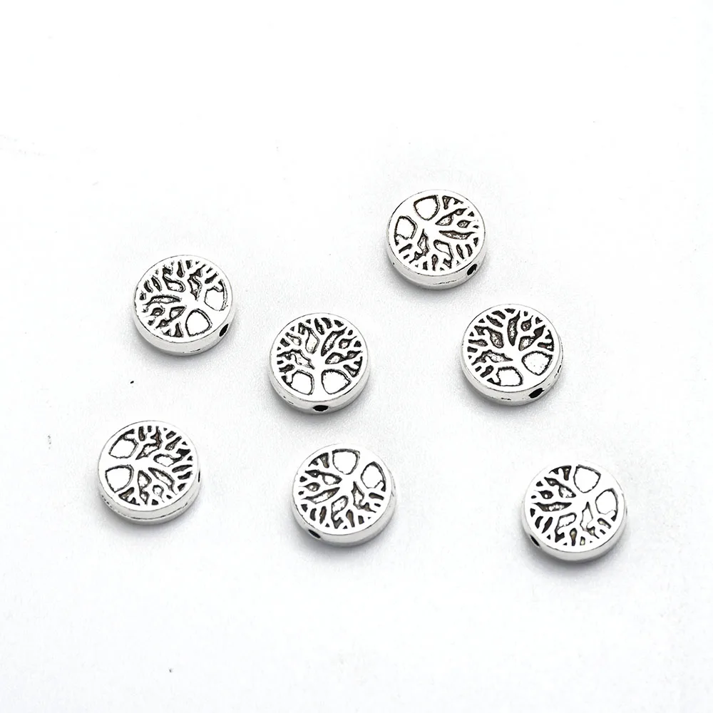 Baum des Lebens Spacer Perlen für schmuck machen 9mm Durchmesser 1,3mm Loch – Detail 7
