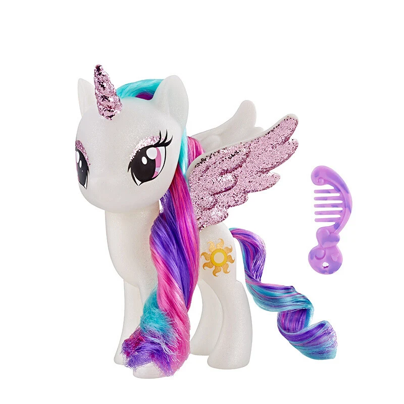 15 см игрушки My Little Pony королевская принцесса Луна Принцесса Селестия блестки ПВХ фигурка Коллекционная модель куклы