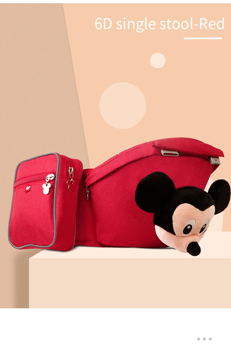 Disney эргономичный Слинг детский Хипсит слинг передний облицовочный кенгуру Слинги для младенцев для путешествий 0-36 месяцев