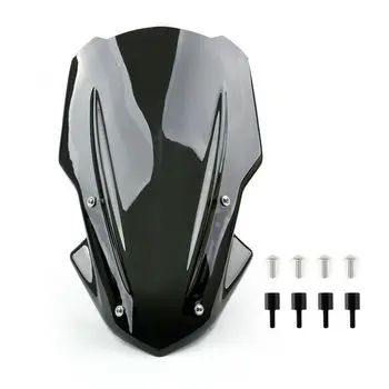 

Windscreen Windshield Shield With Bracket Plastic Screen Protector Motorcycle For Kawasaki Z900 2017-2019