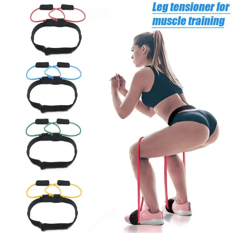

Fitness Band Resistance Bands Women Booty Butt Adjustable Waist Belt Pedal Exerciser for Glutes Muscle Workout Training Bands
