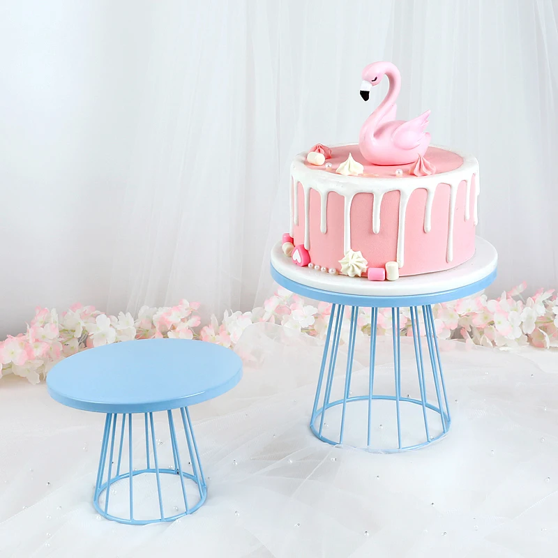 Blue cake stand Dreamy style wedding cake tools fondant home decoration bakeware Kitchen& bar dessert table