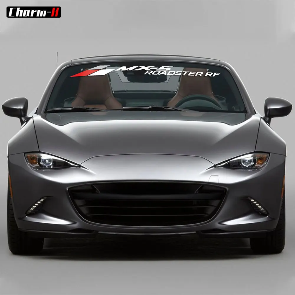 Car Styling Reflective Vinyl Door Side Window Windshield Bumper Mirror Fuel Tail Decals for Mazda MX-5 Stickers Accessories