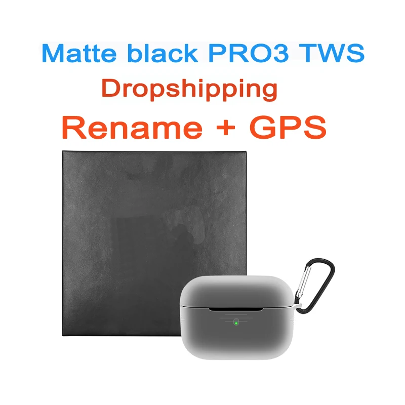 

Original Pro 3 Tws Wireless bluetooth Earphone Pressure Sensor matte black Bluetooth Headset Earbuds PK i9000 i900000 i300000