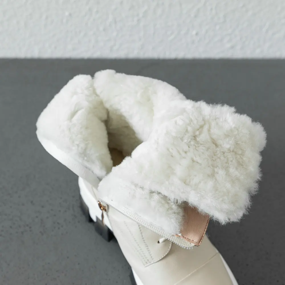 Ботинки из натуральной овечьей кожи; австралийские женские зимние ботинки; зимние водонепроницаемые ботинки из овечьей шерсти; нескользящая женская обувь до середины икры