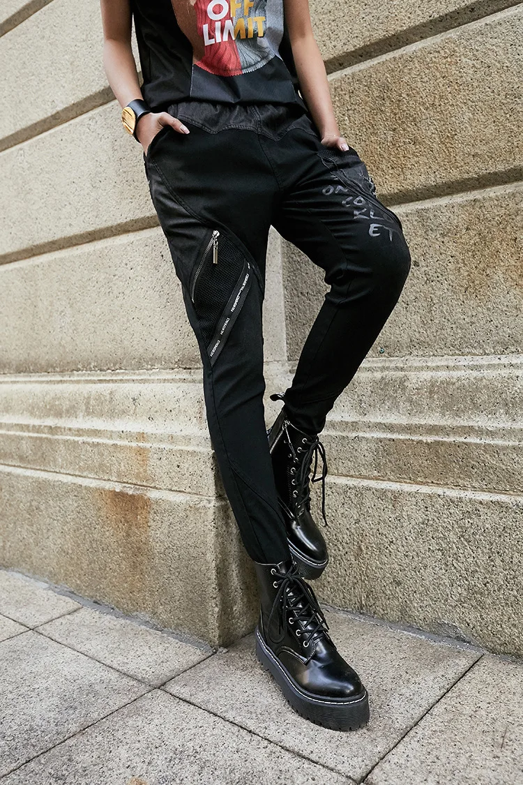 Max LuLu 2019 Роскошные корейские Винтаж женские штаны-шаровары женские черные рваные джинсы Push Up женские джинсовые мотобрюки плюс размеры Pantolon