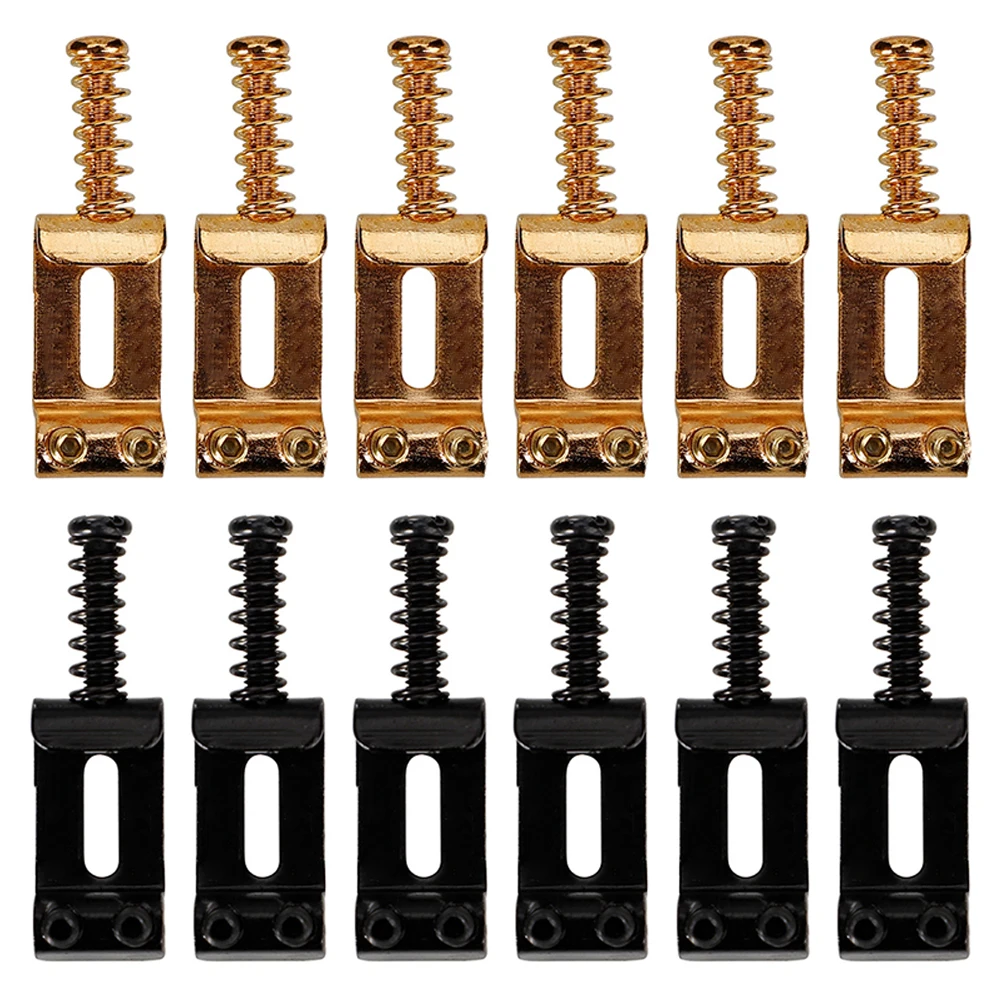 6 шт. седла для моста гитары крыла Strat Stratocaster и Tele Telecaster электрогитары музыкальные