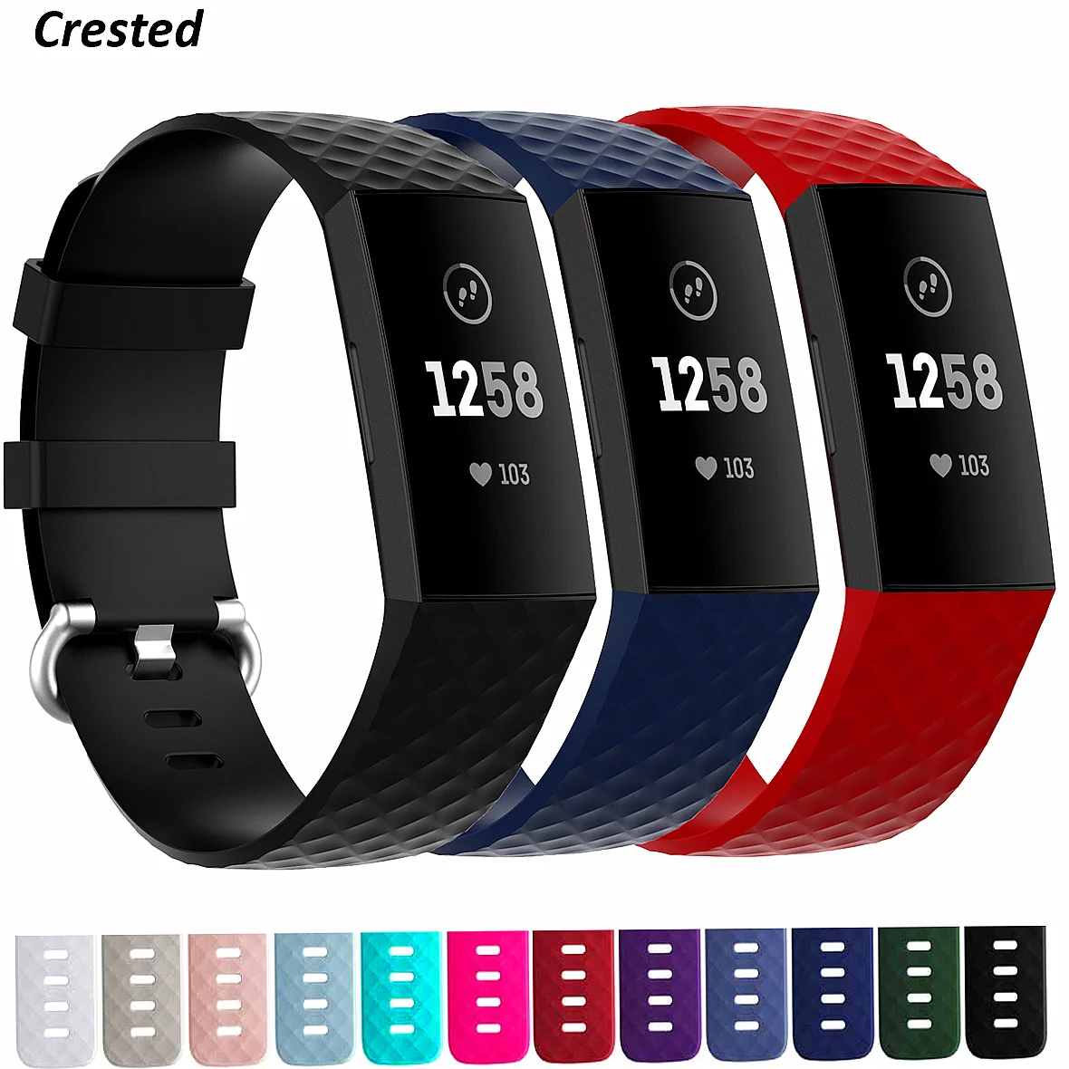 Браслет для Fitbit Charge 3 SE сменный ремешок часов 4/3SE умные часы спортивный