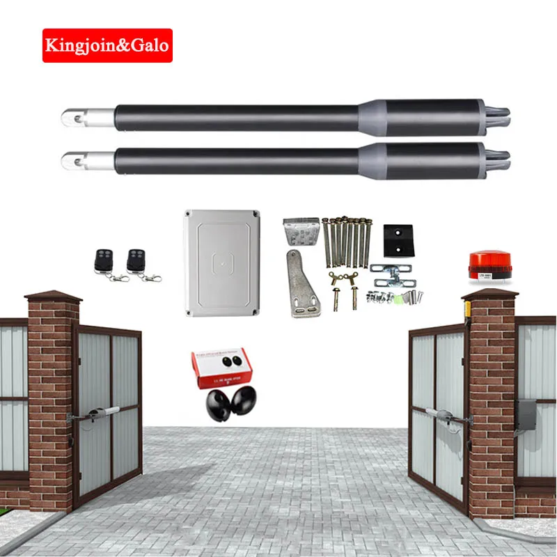 

DC24V electric linear actuator 200kg engine motor system standard automatic door opener+2 remote controls Infrared Warning light