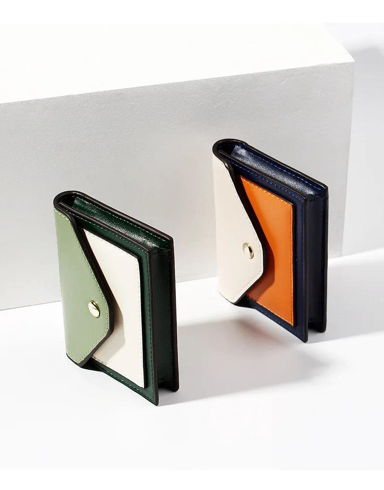 

Women mini Wallet Short Purse Small PU Leather Credit Card Holders Slim Envelope Female Wallets Coin Pocket Fashion Clutch Bags