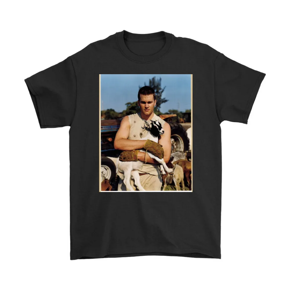 Tom Brady Shirt - Goat The GoaT-Shirt Cotton Tee Gift Funny |