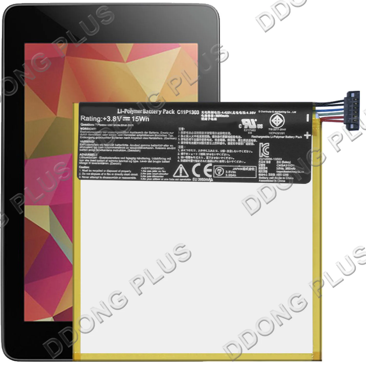 C11P1303 Battery For ASUS Memo Pad 7 ME572C Battery Replacement Repair