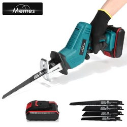 Scie alternative sans fil électrique, vitesse Variable, scie sabre Portable pour le bois, le métal, le PVC, coupe de tuyaux, 21V 