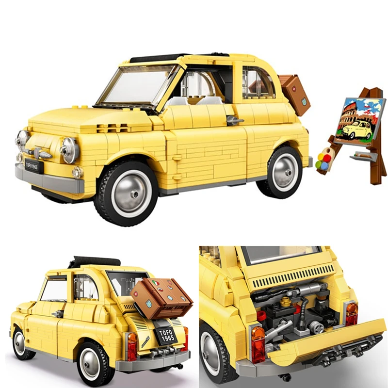 

Pre-sale 2020 Creator Expert Technic MINI Nuova 500 Car Building Blocks Sets Bricks Classic MOC Model Children Toys Gifts