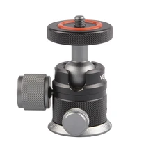

2in1 Mini Cold Shoe Ball Head Dual Use 1/4 Screw Cold Shoe Aluminum Alloy For Camera Phone Speedlite Tripod Heads Selfie Stick