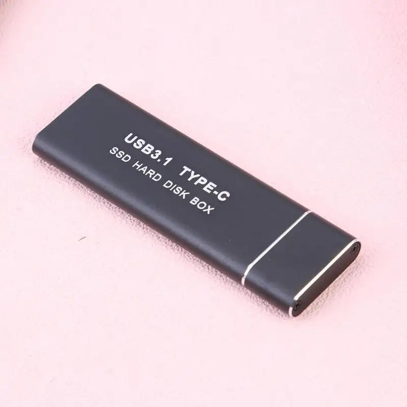 USB3.1/3,0 type C to M.2 адаптер NGFF корпус для жесткого диска портативный SSD HDD внешний жесткий диск Корпус алюминиевый сплав