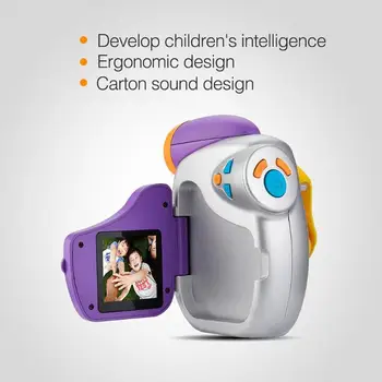 

Kids intelligence camera 1.5 inch Colorful Carton Digital Video Camera for christmas or birthday gift Youtube popular gift