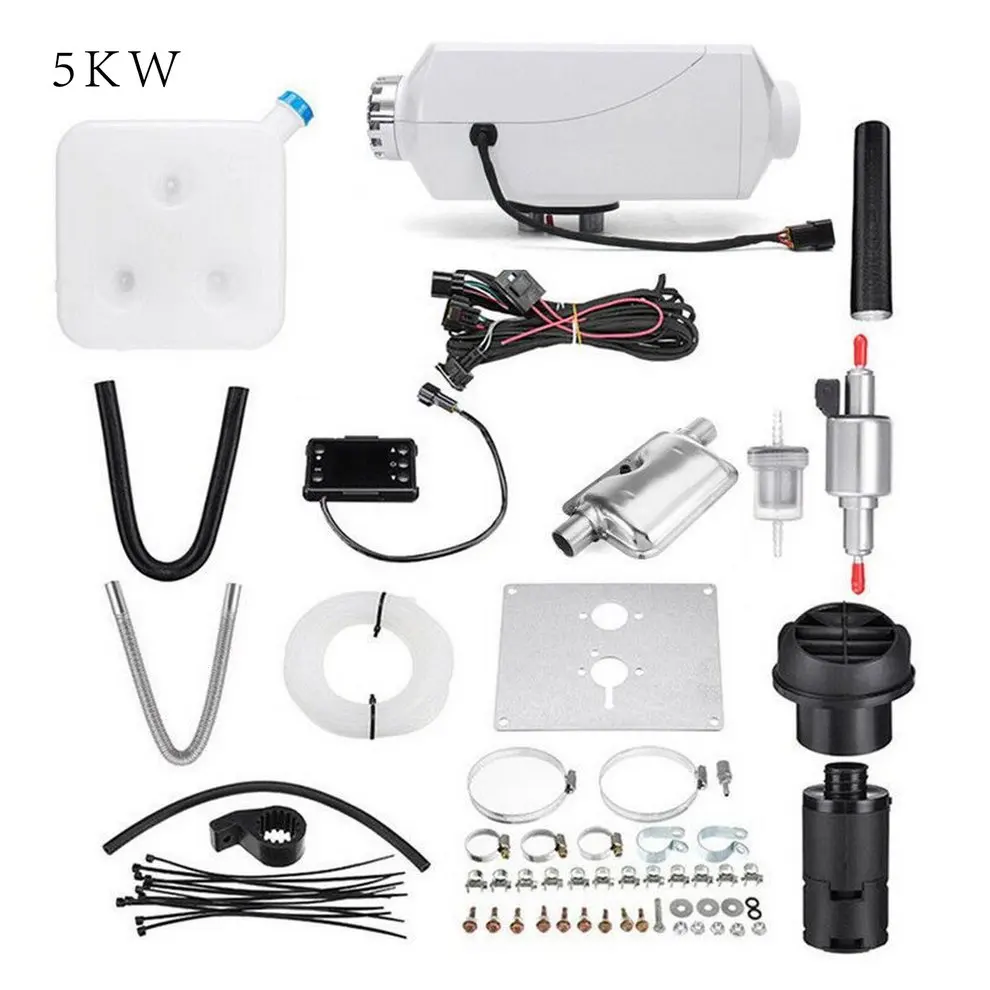 

5kw 8kw LCD/Knob/Digital Switch Single hole heater with muffler White