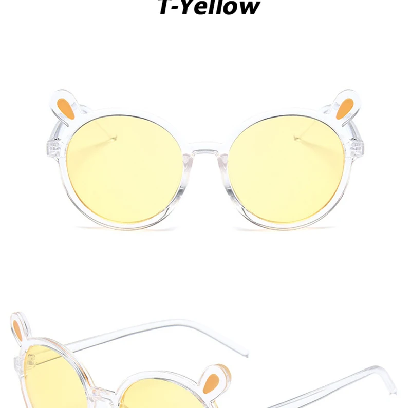 RBROVO детские солнцезащитные очки с животными, ретро солнцезащитные очки для женщин, роскошные брендовые солнцезащитные очки, Детские прозрачные солнцезащитные очки Oculos De Sol Gafas