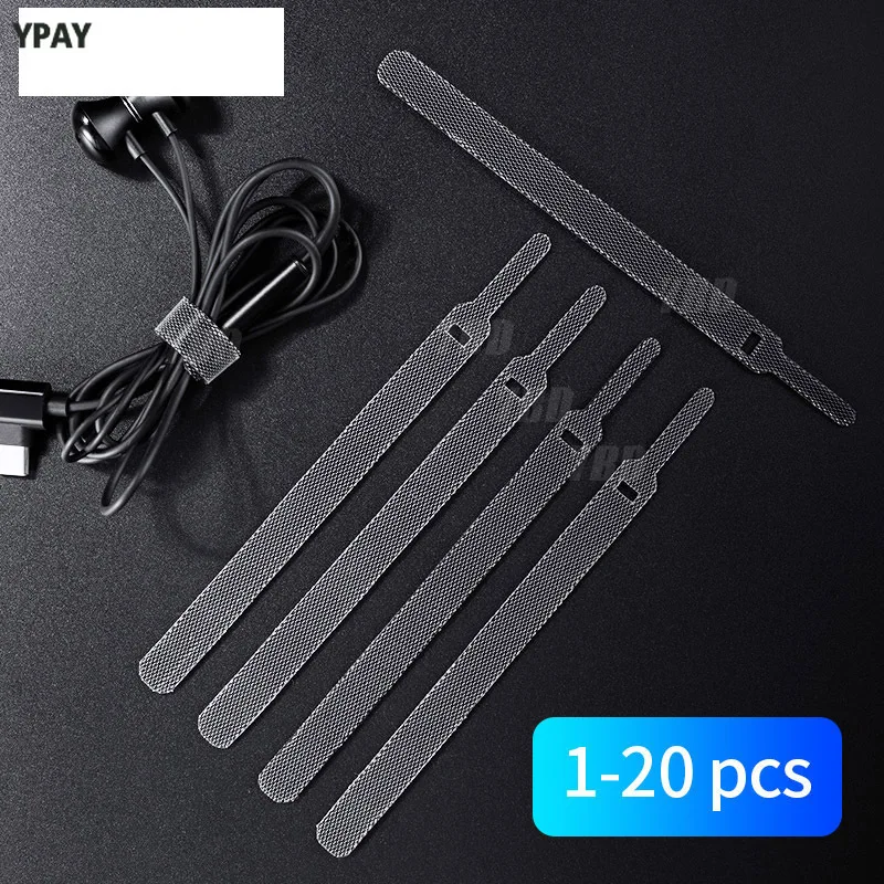 

40 Cable Organizer Wire Winder Cable Holder 14cm For Mouse Cord Earphone HDMI Aux USB Cable Management Wire Cable Protector