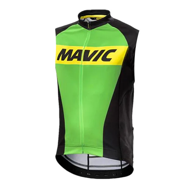 MAVIC для мужчин Pro Велоспорт Джерси без рукавов Одежда для велоспорта велосипедная одежда быстросохнущие рубашки велосипедная одежда лето maillot#7