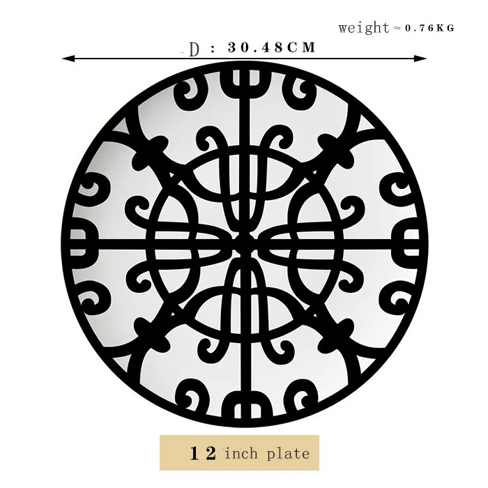 12inch plate