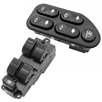 

2 Pcs Window Control Switch Fit for Ford Ranger Fiesta Ecosport 2004-2008 7S6514529AA & for Mazda 6 2003-2005