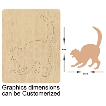 

Cat Animal Diy Craft Knife Mold Wooden Dies Mold Wood Die Scrapbooking Cutting Dies