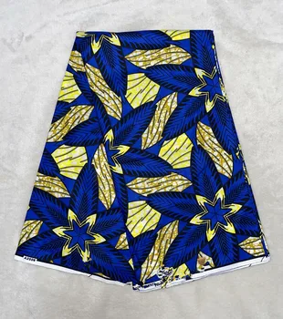 

High Quality Colorful Original Wax Fabric New Arrival Reak African 100% Cotton Fabric Wholesale African Print 6yards