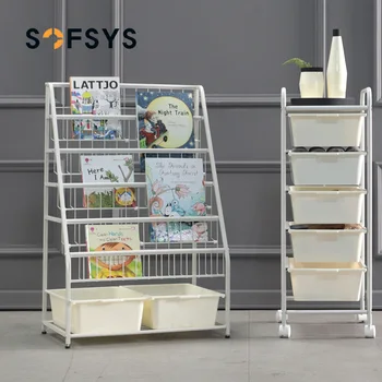 

Children Bookshelf Baby Creative Floor To Ceiling Bookcase Household Simple Economical Bookcase Children Students Storage Racks