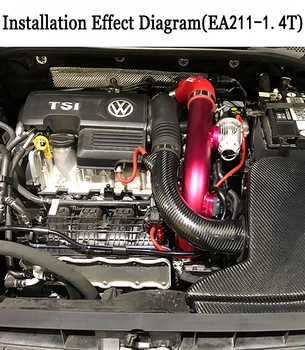 

Car Modified Pressure Relief Valve Kit Turbo-charged Audie A4 Engine 1.4T External Relief Valve Kit For Golf 7 And Audie MC20S