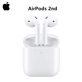 

Apple AirPods 2nd Bluetooth Headphone Original AirPod with Wireless Charging Case For iPhone iPad MacBook iPod Apple Watch