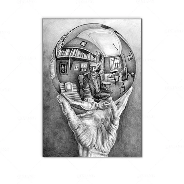 Hand With Reflecting Sphere By M. C. Escher Master Of Illusion 