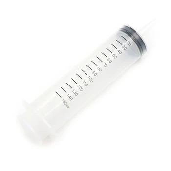

New Reusable Big Large Hydroponics Plastic 50ml 150ml Nutrient Sterile Health Measuring Syringe Tools 1* Syringe