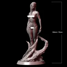

1/18 100mm 10cm 1/24 75mm Resin Model Kits The Forest of Girl 3D Print Figure RW-002