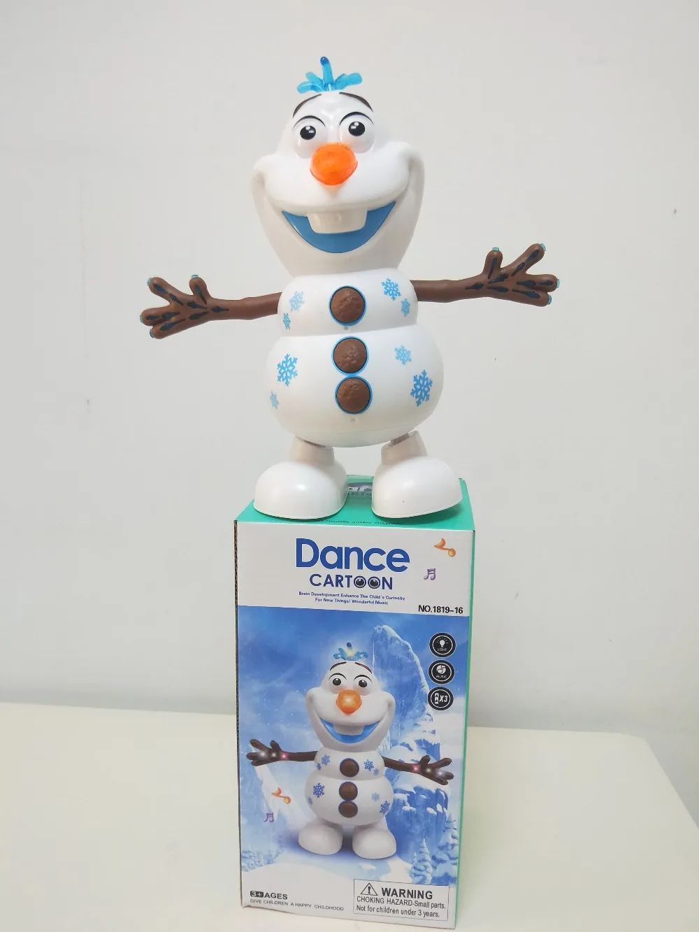 disney Frozen2 игрушка танцующий Олаф музыкальная игрушка с светильник музыка может махать руками с 5 музыкой Дети День рождения Рождественский подарок