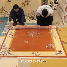 YILONG 5,5 'x8' ручной работы Восточный китайский шерстяной ковер для продажи(TJ2018016S