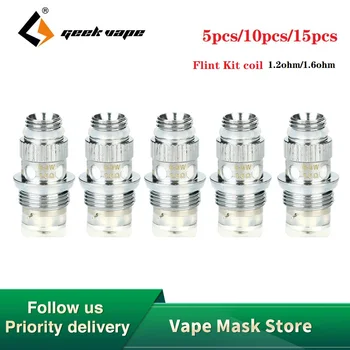 

Original Geekvape NS Coil for Flint Tank 5pcs/pack 1.6ohm/1.2ohm Resistance for Geekvape Flint Starter Kit Electronic Cigarette
