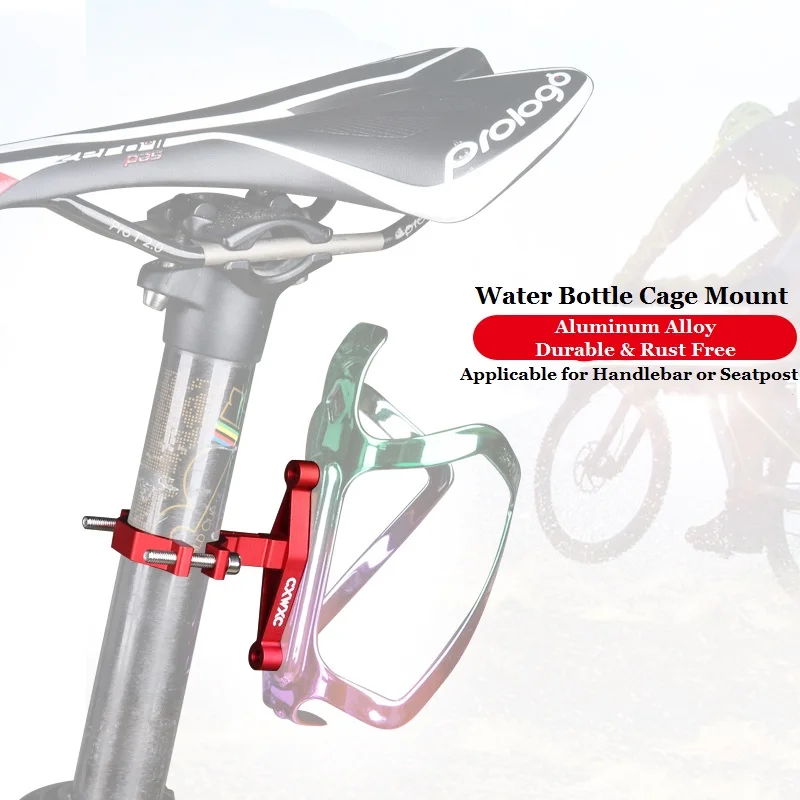 Cycling Accessories MTB Bike Water Bottle Cage With Screws Aluminum Alloy Sports 