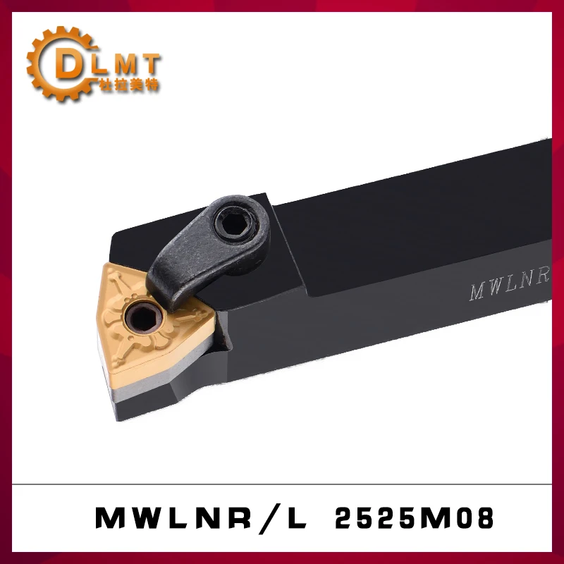 1PC MWLNR MWLNL Lathe Cutting Tools MWLNR2525M08 MWLNL2525M08 External Turning Tool Holder Cutter Tools Machining