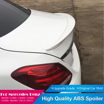 

Rear Roof Spoiler ABS Material Black Color Rear Trunk Wing Spoiler For Mercedes-Benz W205 C180L C200L C300L C260L 2015 to 2019