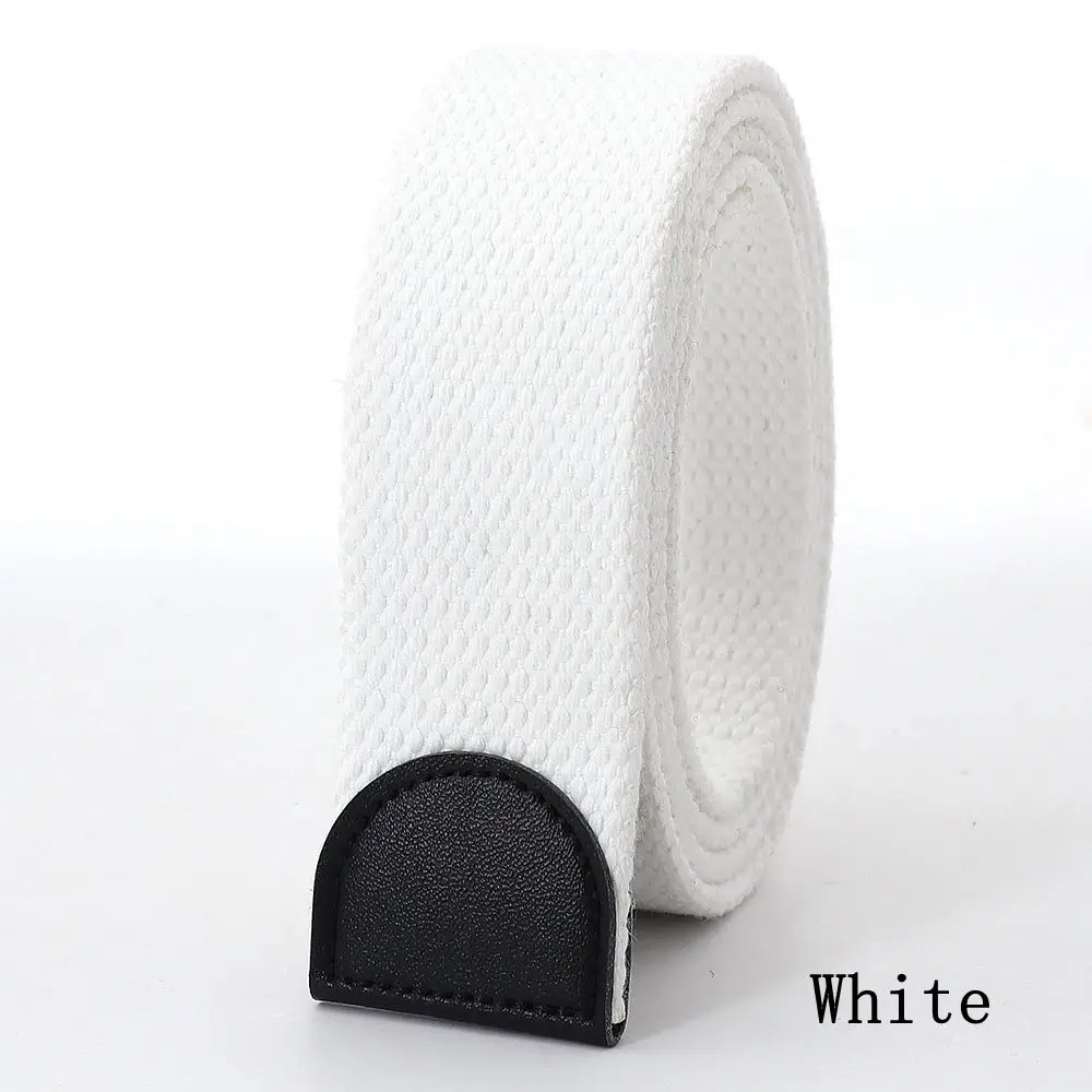 Mens Canvas Outdoor Tactical Canvas Belt Accessories Separate Belt Width 3.8cm Thickness 4mm Men's Belt Women's Belt (No Buckle)