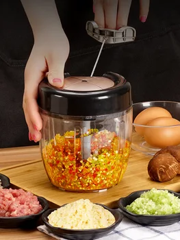 

Multifunctional Vegetable Cutter, Manual Meat Grinder, Kitchen Chopper, Vegetable Chopper, Garlic Masher, Stuffing Artifact